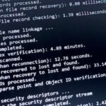 Chkdsk screen log